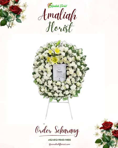 Krans Bunga Duka mesuji